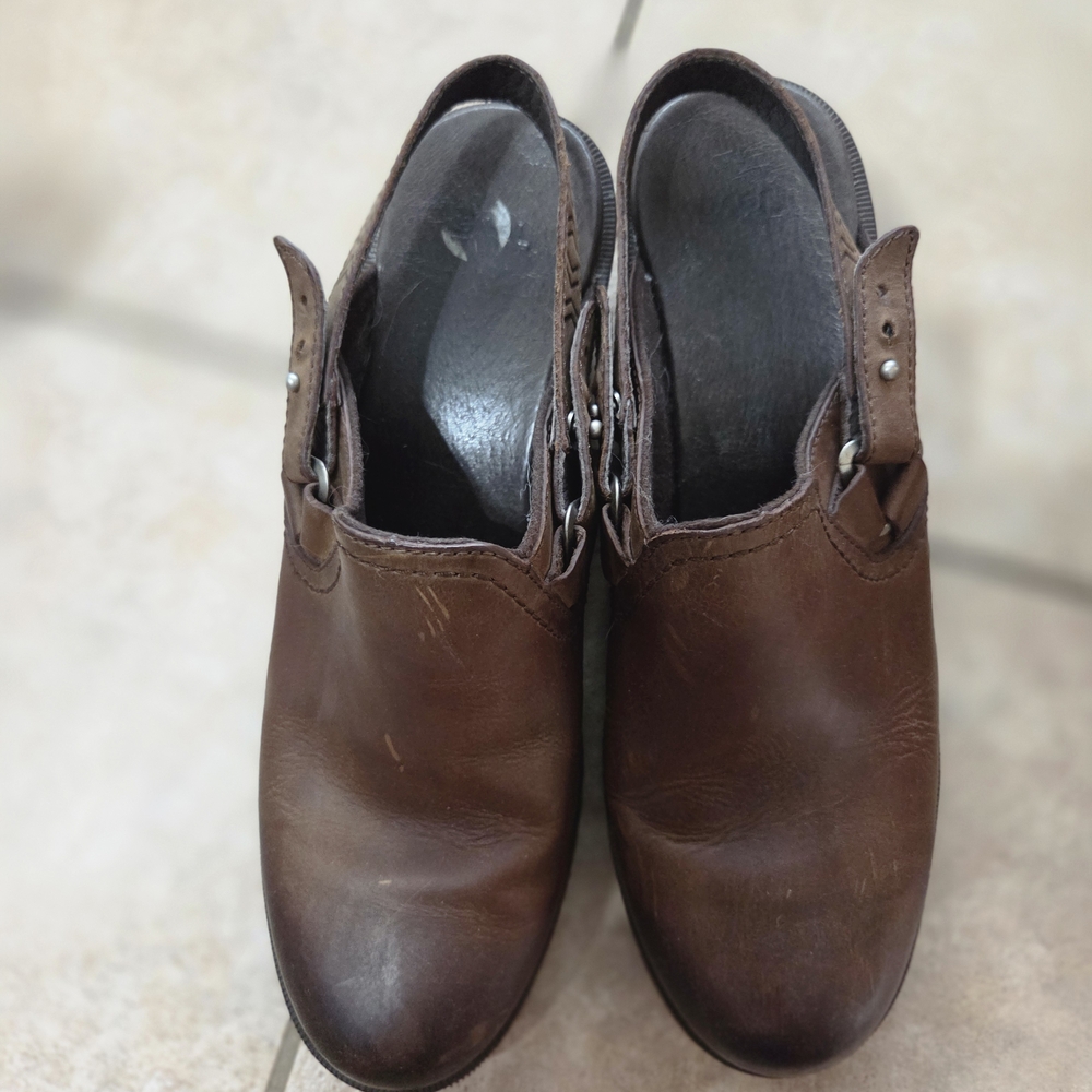 Womens Brown Leather Shoes